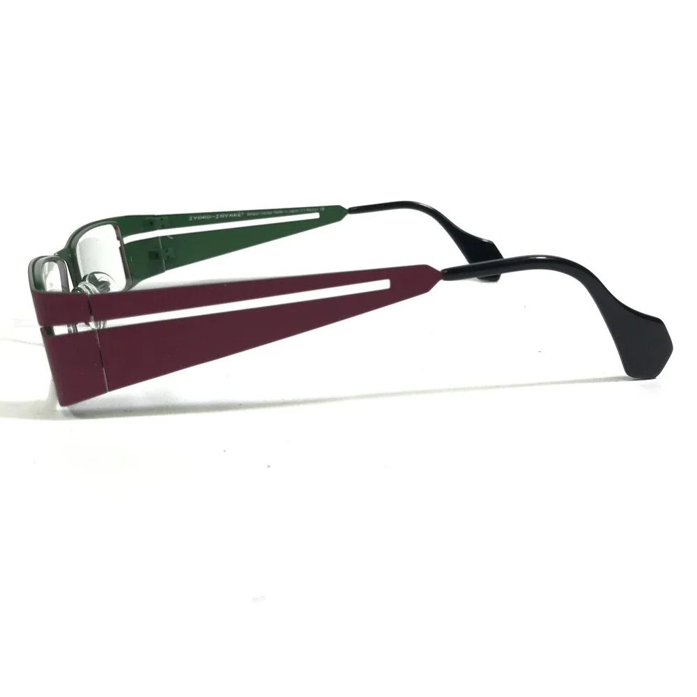 Iyoko-Inyake Eyeglasses Frames IY572 Col.162 Green Burgundy Red 50-19-140